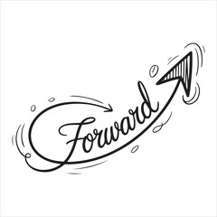 Hand-Drawn Doodle Arrow Collection with Whimsical Curved Sketches