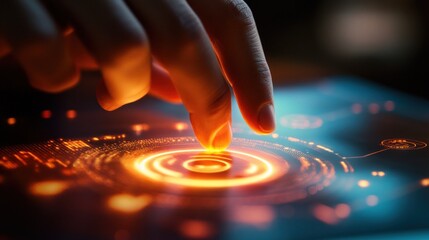 Futuristic Technology: Fingertip Interaction with a Holographic Interface