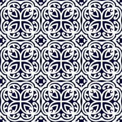 seamless pattern with floral ornament