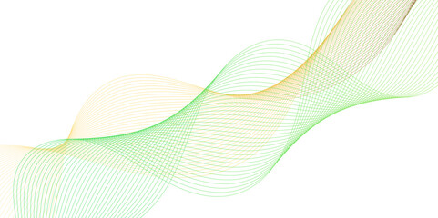 Fototapeta premium Smooth wave abstract vector background layout design.background image with dynamic curves. Abstract colorful gradient futuristic blend wave technology background and sound wave line white background. 