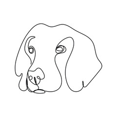 International Dog Day 26 August Vector Illustration. Template for background, banner, card, poster. Dog paws.Editable outline,