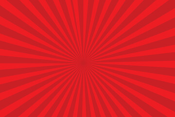 Circular Red Striped Background Square Textured Sunburst