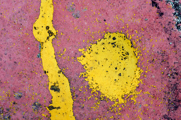 yellow paint