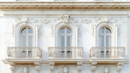 Obraz premium facade of a building with a balcony
