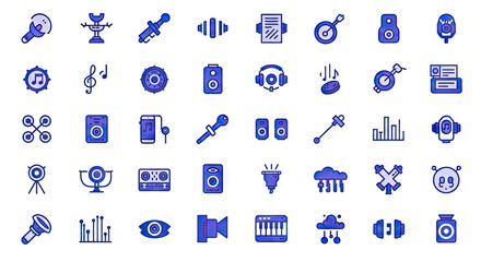 music icons set