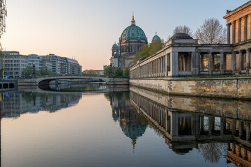 The Cathedral and the Museum Island in Berlin just after sunrise © elxeneize