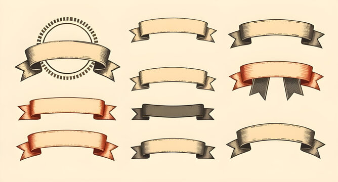 vintage sale ribbon, retro discount ribbon banner, special offer ribbon vintage, holiday promotion ribbon, black friday ribbon banner, christmas vintage ribbon, new year sale ribbon, clearance sale ri - Powered by Adobe