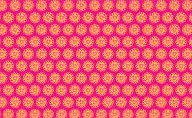 seamless pattern with floral art