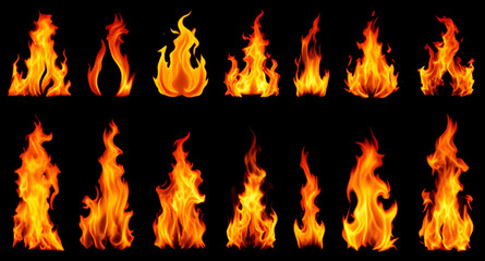 realistic fire flame, burning fire, orange flame, yellow glow, blazing heat, flame energy, isolated fire, flame texture, bright blaze, hot flame, fire spark, glowing embers, swirl flame, rising flame,