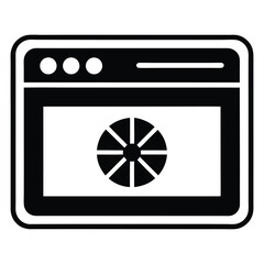 web designer element isolated website menu on white background