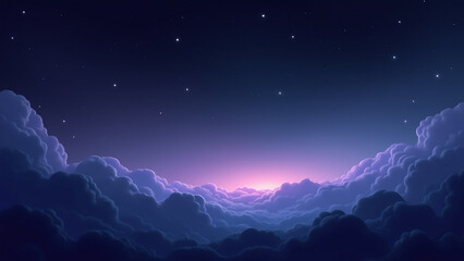 Obraz premium blue sky with clouds