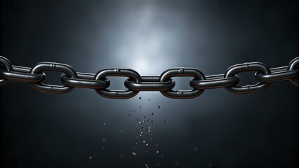 Obraz premium Juneteenth celebration of freedom african american heritage breaking chains of racism in the us green environment