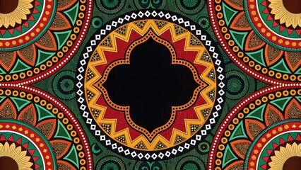 Juneteenth celebration honoring african american freedom and heritage in vibrant digital art patterns