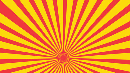 Fototapeta premium Sunbeams: Yellow rays background
