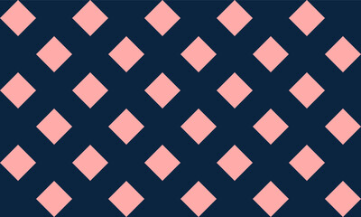 pink and blue plaid fabric texture, pink diamond checkerboard repeat pattern on blue background, replete image, design for fabric printing, rhombus 