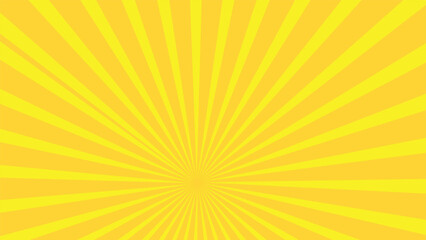 Obraz premium Sunbeams: Yellow rays background
