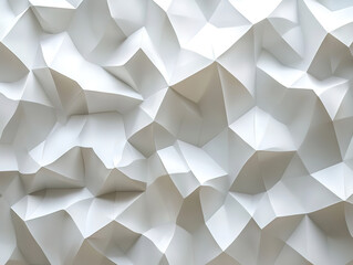 Tech-Inspired White Hexagonal Structure 3D Render