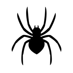 spider or arachnid emoji icon vector