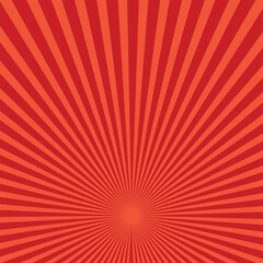 Circular Red Striped Background Square Textured Sunburst