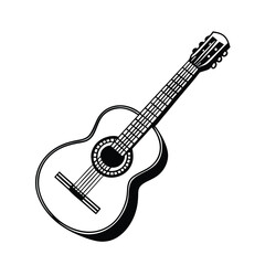 Fototapeta premium Guitars vector art illustration. Vector guitars on white background. Symbols of classic electric guitars for a store or music application. Electric and acoustic, bass, music instrument. 