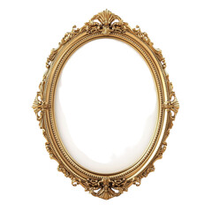 Elegant, antique style gold frame. Perfect for adding a touch of vintage luxury.