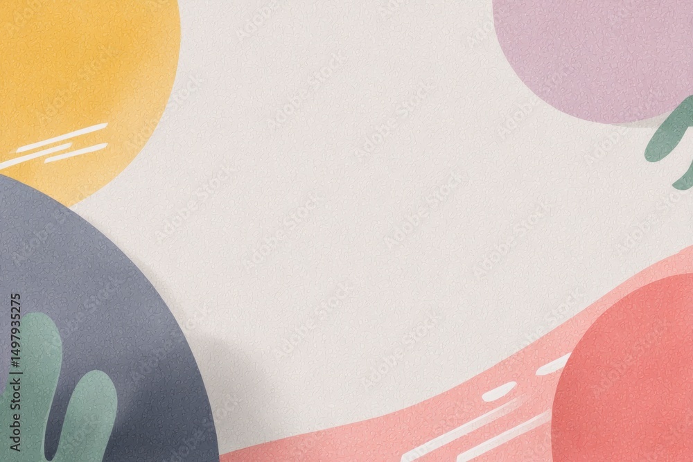 Aufkleber abstract design featuring lines and geometric forms on clean background