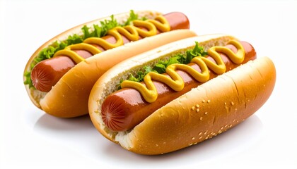 hot dog with mustard and ketchup