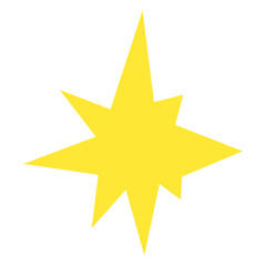 Obraz premium Trendy Irregular Star
