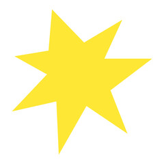 Trendy Irregular Star