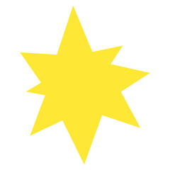 Obraz premium Trendy Irregular Star