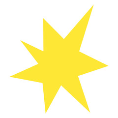 Trendy Irregular Star