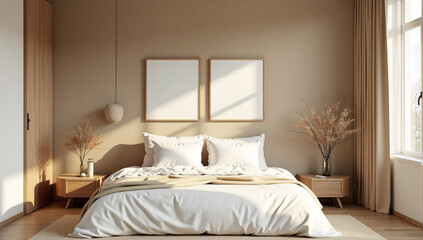 white bed in a hotel room