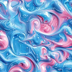 A Beautiful, Vibrant, and Swirling Blue and Pink Abstract Background that Captivates Attention