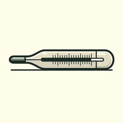 thermometer isolated on white