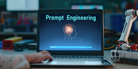Generative AI virtual assistant tools for prompt engineer and user for ease of engage artificial intelligence AI technology help people to work with generative AI functions by prompting the AI brisk