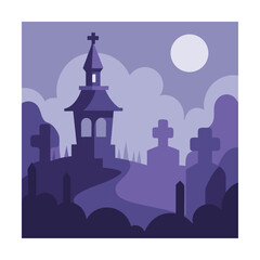 magical fog covered cemetery (2).eps