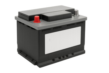 Fototapeta premium 12v car battery with transparent background providing reliable power