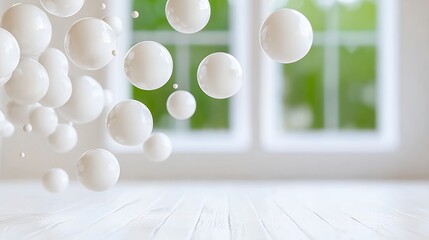 White Sphere Floating Room