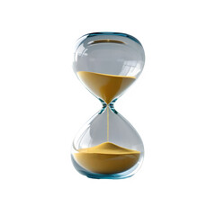 "Classic Hourglass with Transparent Background &ndash; High-Resolution PNG for Time and Conceptual Designs