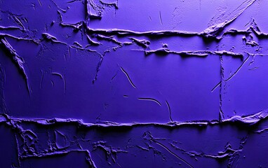 Abstract Purple Texture Background Deep Violet Cracked Plaster Wall Surface Design