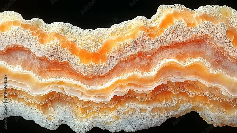 Poster abstract beige and orange layers background with striking visual depth and texture