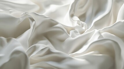 White crumpled paper with a clean soft-focus effect The texture and subtle shadows create an elegant minimalist look perfect for design and layout use