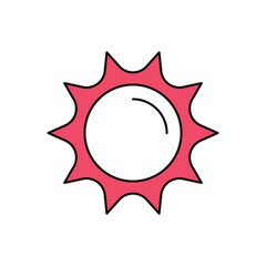 Sun Vector icon