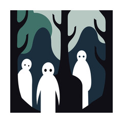 whispering woods with ghostly figures (3).eps