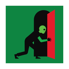 zombie crawling through doorway (1).eps
