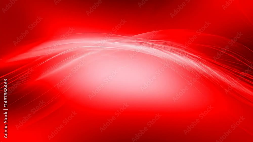 Poster abstract red background with white lines
