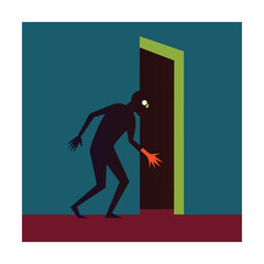 zombie crawling through doorway (2).eps