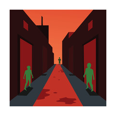 zombie infested alleyway.eps