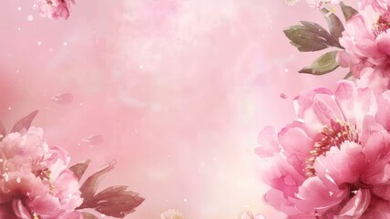A collection of vibrant pink flowers set against a matching pink background