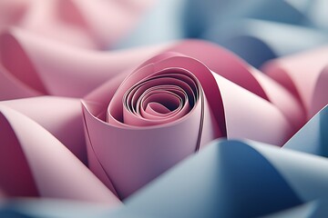 Abstract Paper Rose